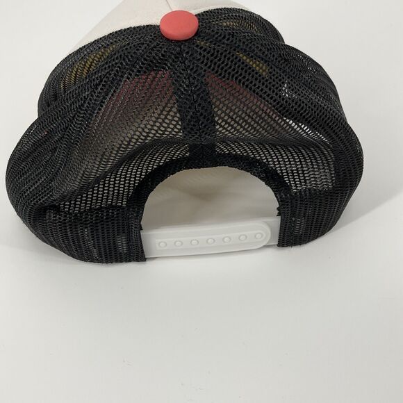 Fox Racing Neon Snapback Trucker Hat Black Orange White Cap Mesh Adjustable - Picture 6 of 13